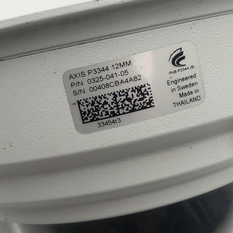 USED Axis Model P3344 12MM Dome Security Camera PARTS REPAIR AS IS READ H gallery