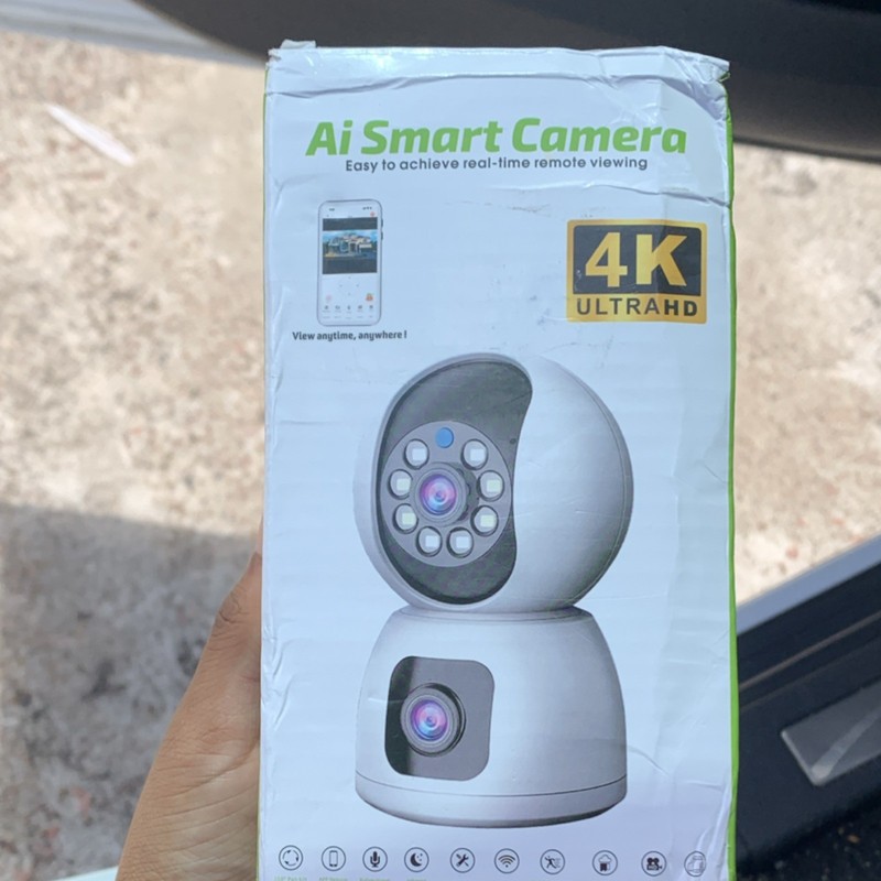 4K Ultra HD Wi-Fi Surveillance Camera Y02-WiFi, 360° Pan Tilt, White gallery