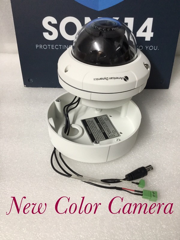 Security Color Camera W/520TVL 3.7-12mm PAL TDN IR Night Vision WeatherProof NEW