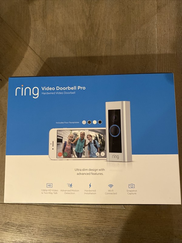 Ring Video Doorbell Pro Hardwired Video Doorbell B07RFV4WN8