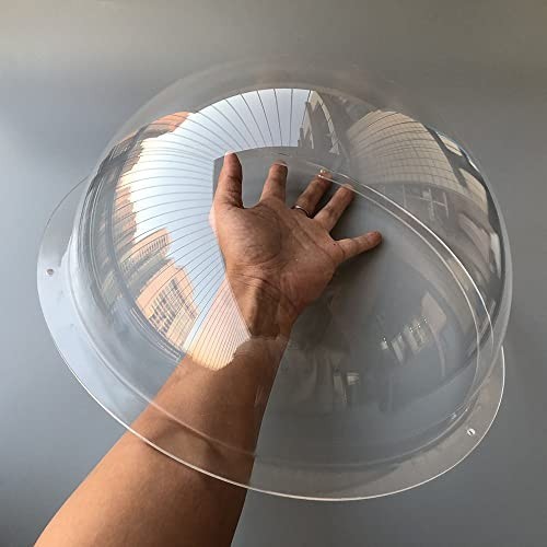 Large 13.3" Clear Acrylic Dome Cover for Indoor/Outdoor CCTV Security Camera Hou gallery