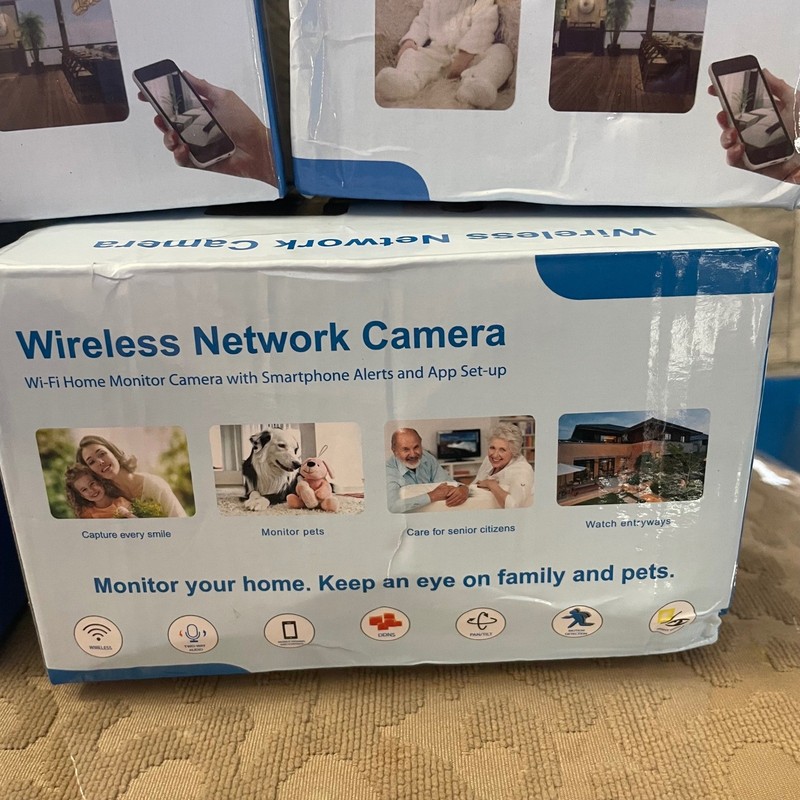 6 Wireless Network Camera 2.4G 5G Dual Band WiFi Pan Tilt Night Vision CB401 gallery