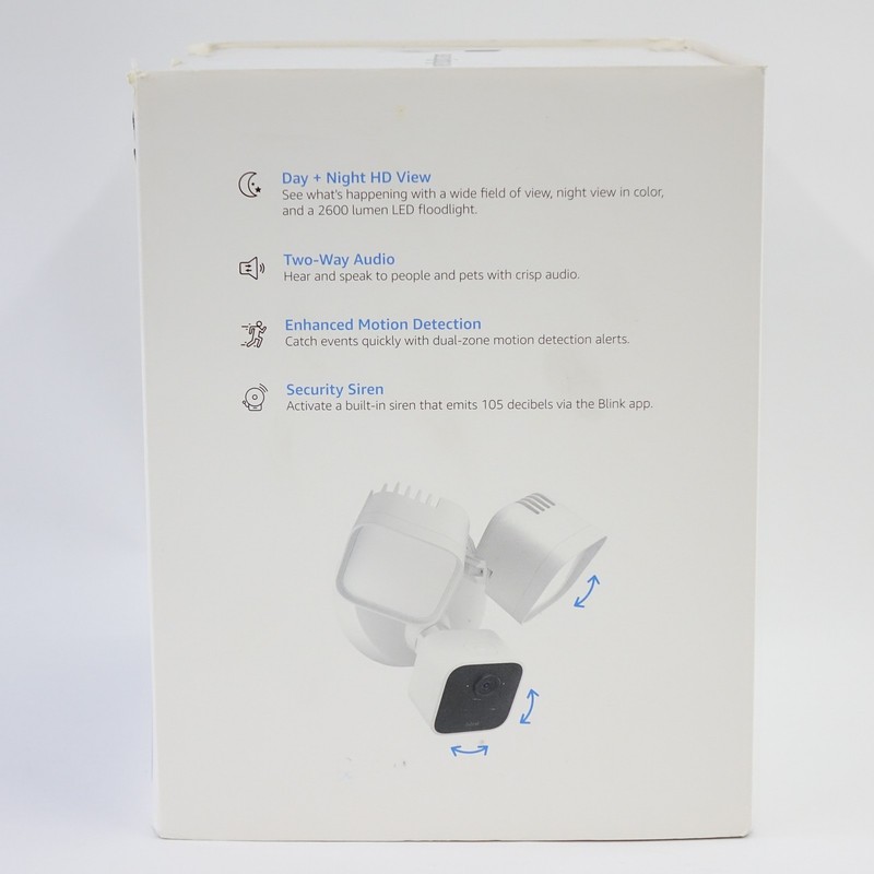 Blink Wired Floodlight Camera White 1080p HD Security Camera Alexa gallery