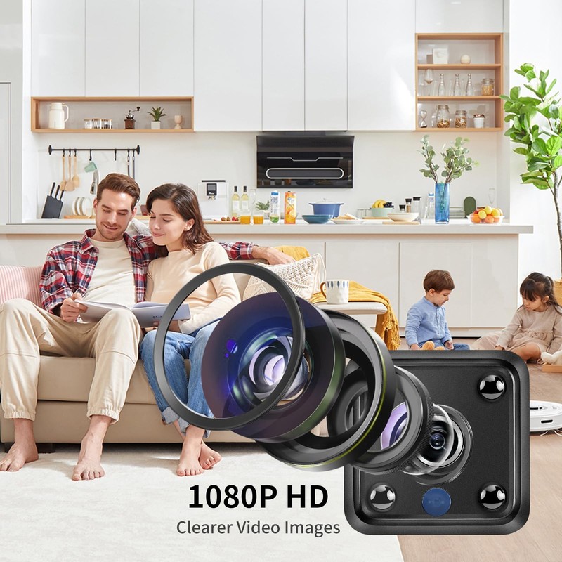 Mini WiFi Small Video 1080p HD Wireless Magnetic Security Camera， Mini Wirele... gallery