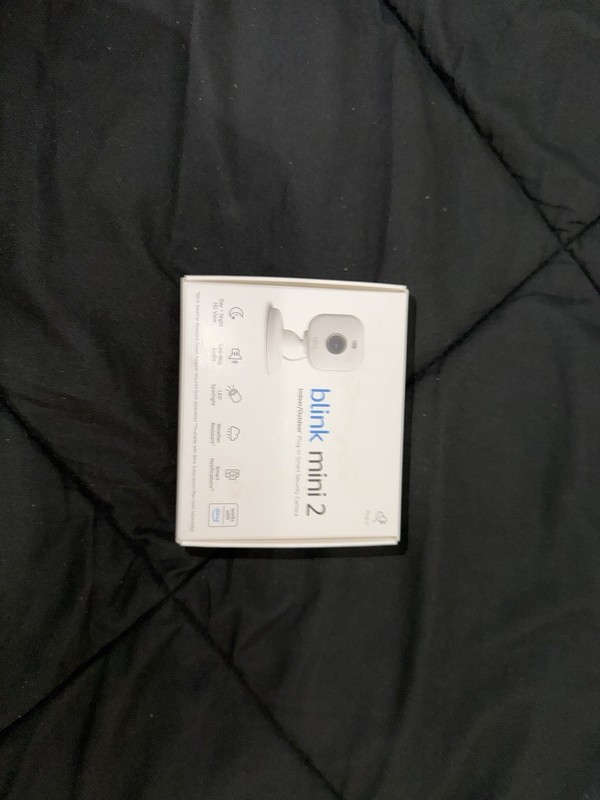 Blink Mini 2 — Plug-in Smart Security Camera, HD Night View In Color, White !!!