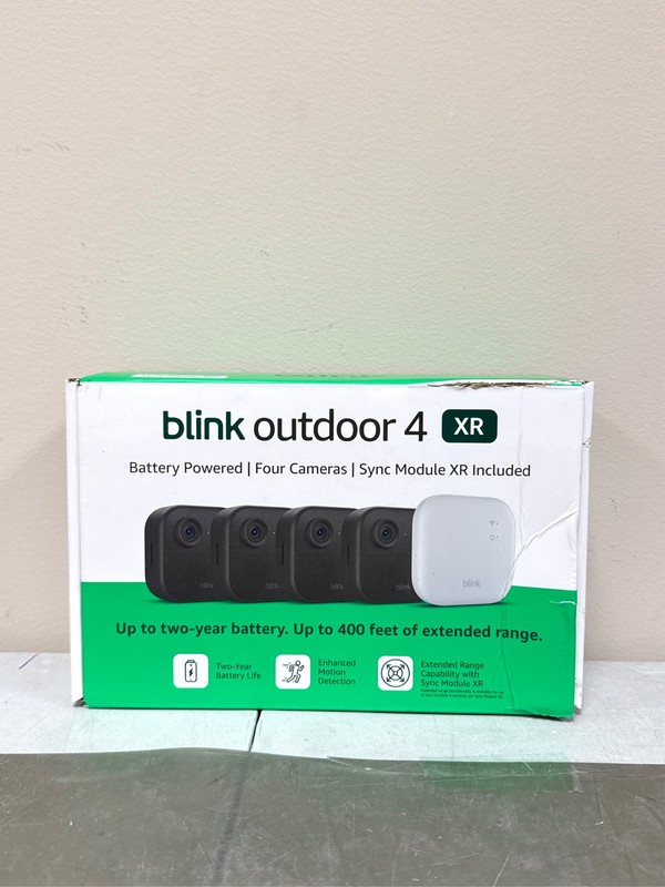 Blink Outdoor 4 XR Wireless Smart 1080p Security Camera with Two Year Ba G2U