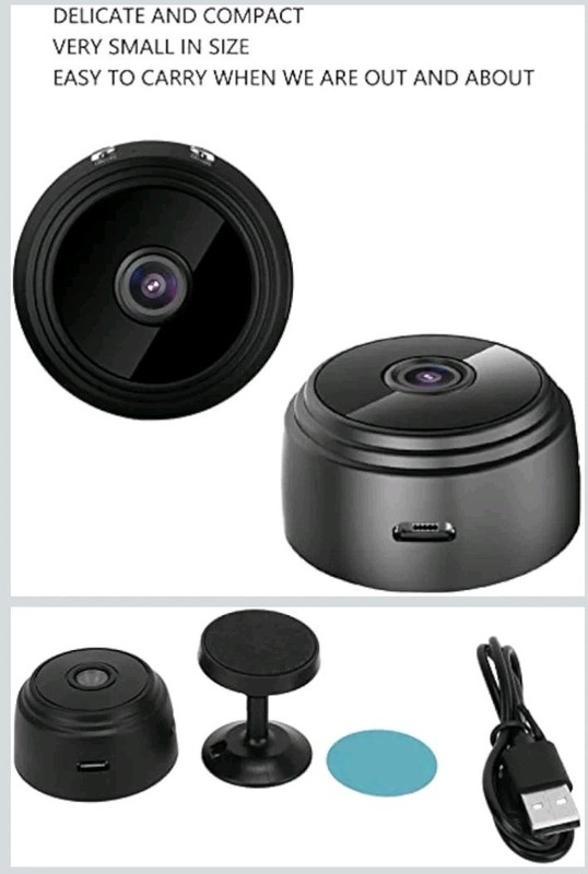 Mini Wireless Home Camera 1080P HD with Magnetic Back Cover Indoor Outdoor gallery