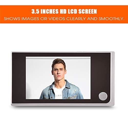 Mini HD Digital Peephole Viewer Doorbell Security Camera - 3.5" Indoor LCD Scree gallery