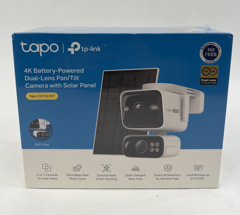 Tapo 4K Security Camera Wireless Outdoor C675D KIT