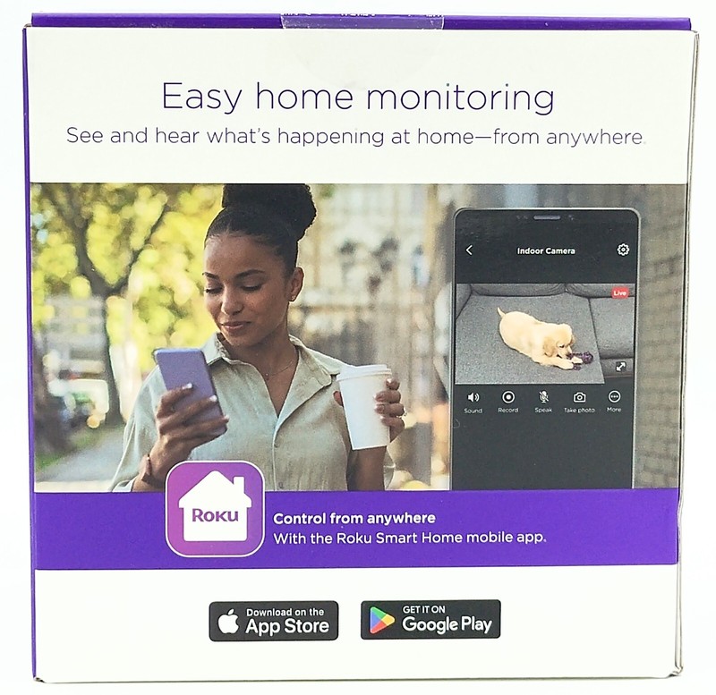 Roku 2024 Smart Home Wired Indoor Camera Home Security 2-Pack gallery