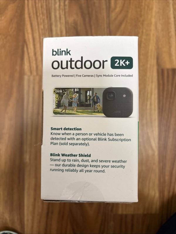 Blink Outdoor 2K+ Wireless Smart Security 5 Camera System with Sync Module Core gallery