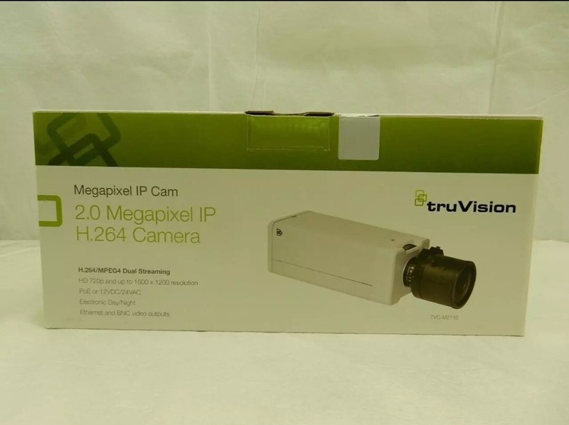 New GE TruVision Interlogix TVC-M2110-1-N 1080P 2MP IP POE Network Box Camera