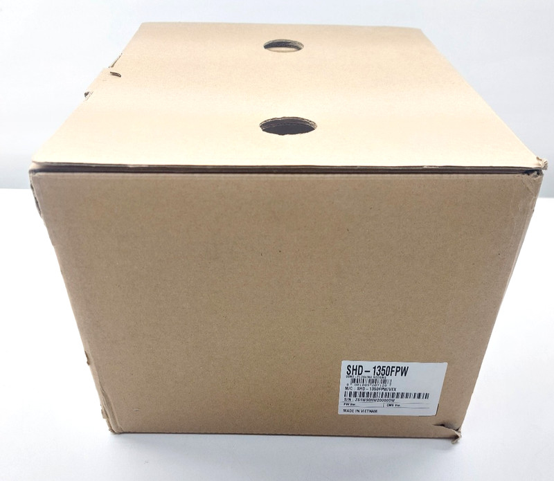 Hanwha Techwin SHD-1350FPW Dome Flushing In-Ceiling Housing CCTV Camera Wisenet