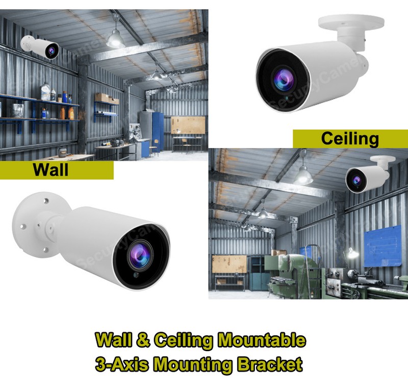 HD Outdoor Night Vision Parking Lot CCTV Security Bullet Camera 2.8-12 Zoom Lens gallery