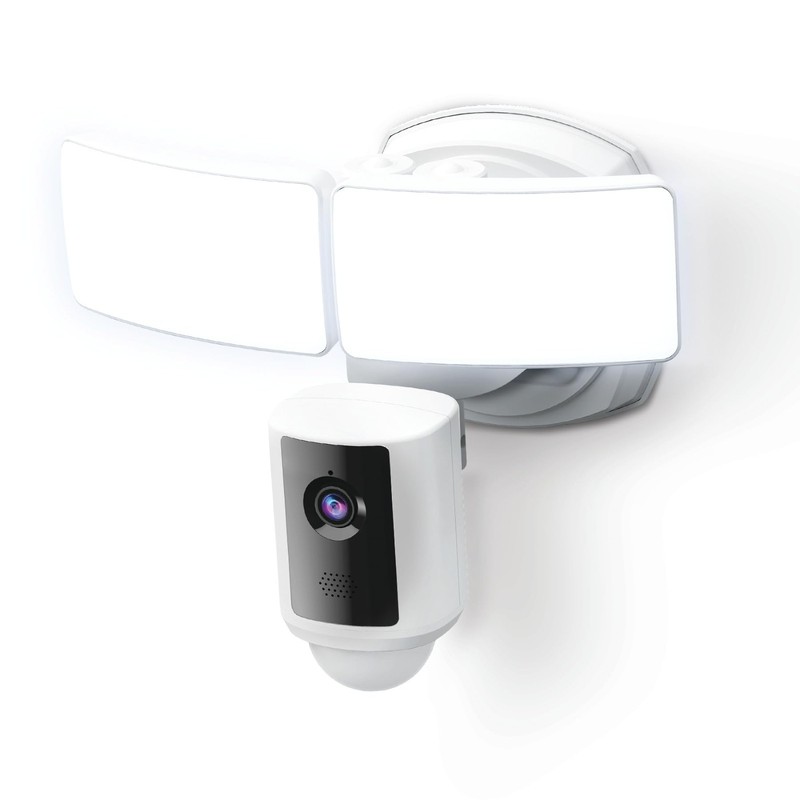 Smart WiFi Floodlight Security Camera 5000 Lumens 1080p HD, Motion Detection, Tw gallery