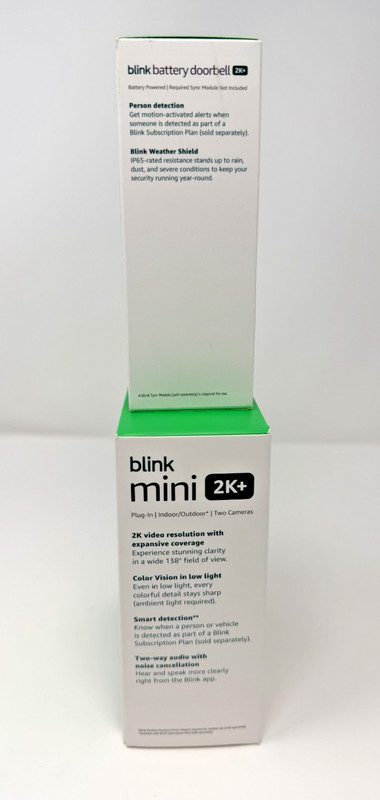 Blink Mini 2K+ Cameras Indoor/Outdoor & Wireless Video Doorbell 2K Newest Models gallery