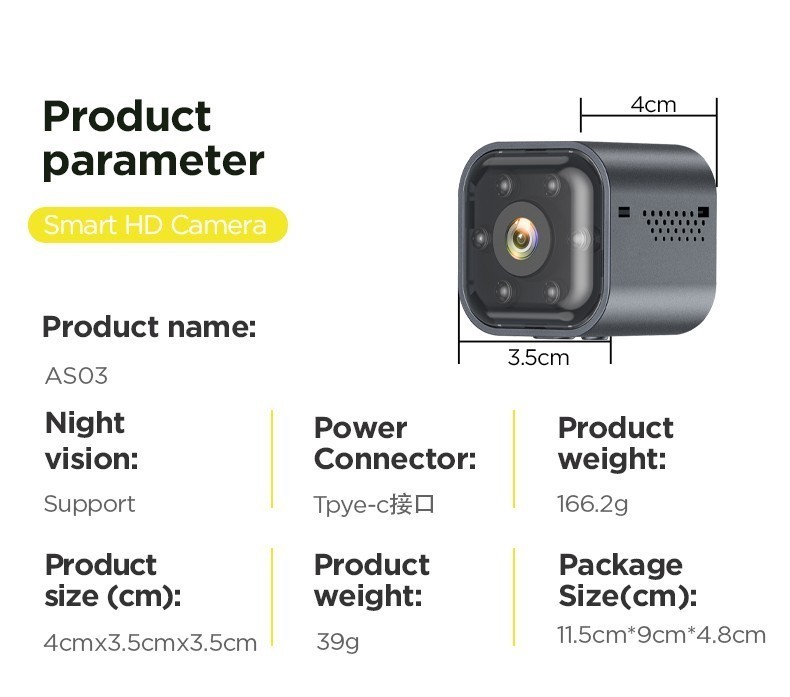 Mini Camara Oculta Espia De Seguridad Wifi 1080P Inalambrica Con Audio Y Video gallery