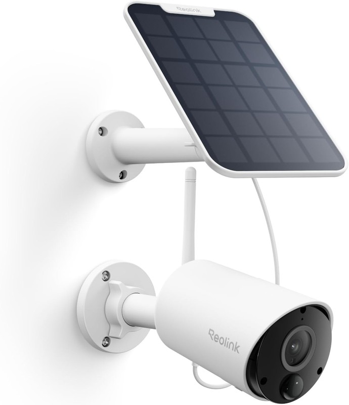Argus Eco+Solar Panel 2K 5MP Solar Security Camera Outdoor for Home Surveilan... gallery
