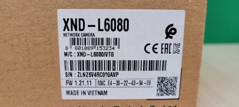 U52598 Hanwha Techwin Wisenet XNDL6080 Network Dome Camera CAMERA ONLY G2U gallery