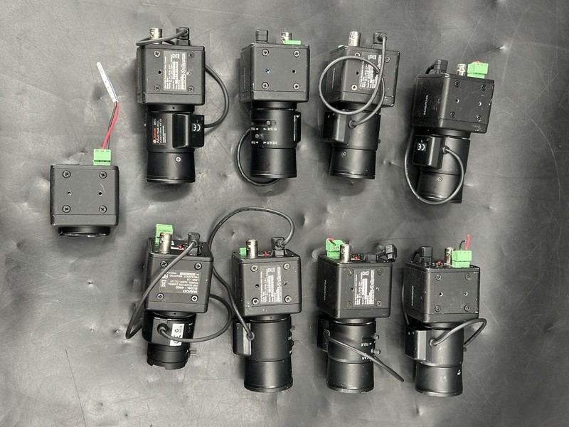 Lot Of 9 NAVCO Model 4900 Ultra High Resolution Color Camera With Lens gallery