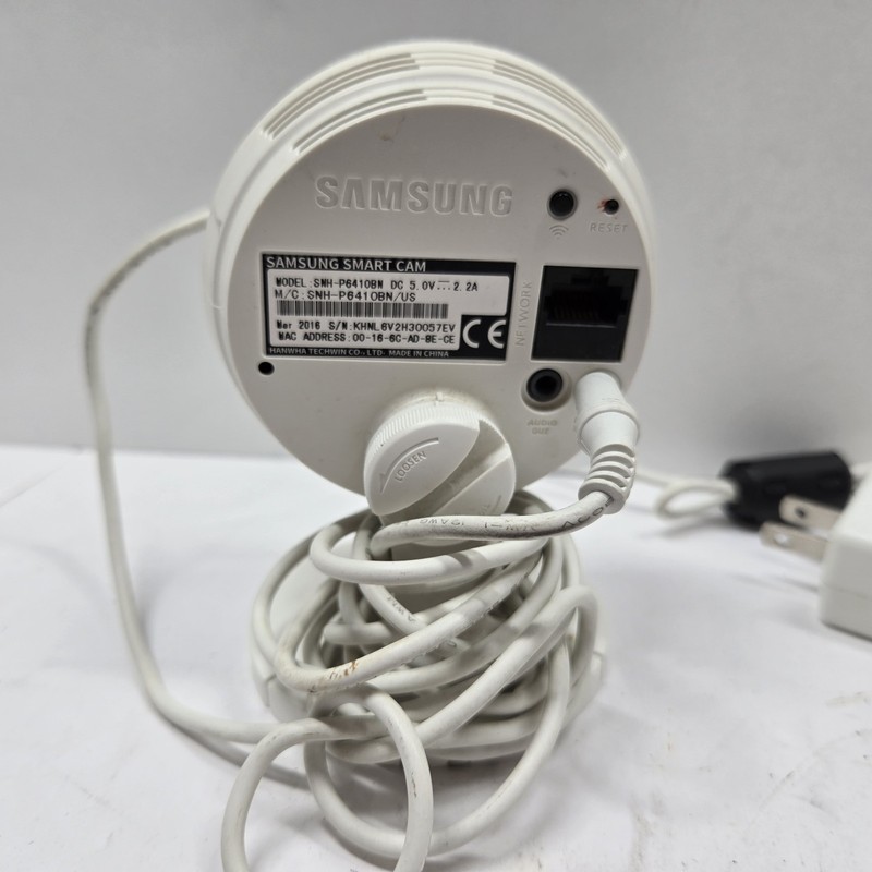 Samsung Smartcam HD Pro SNH-P6410BN Wi-Fi Wireless Two Way Talk With Power Cord gallery