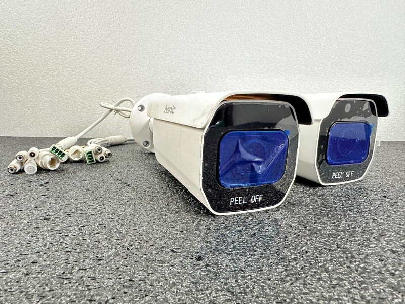 LOT OF 2 Honic HN-4KZ Ultra hd 4k 8mp outdoor poe ip camera 3.6-11mm lens 🚚