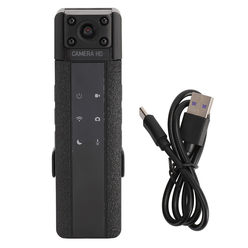 WiFi Body Cam Wireless 170° Wide Angle Clip On Mini Camera For Photo Video gallery