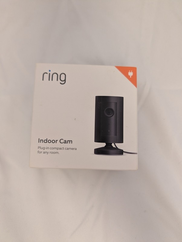 Ring Indoor Cam WiFi Security Camera with Two-Way Talk and Night Vision - Black