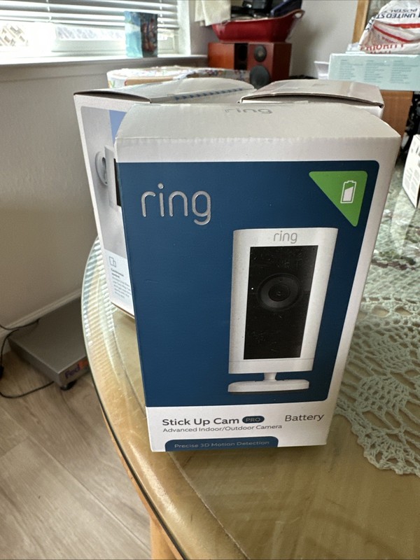 Ring Stick Up Cam Pro Battery Indoor/Outdoor Security Camera