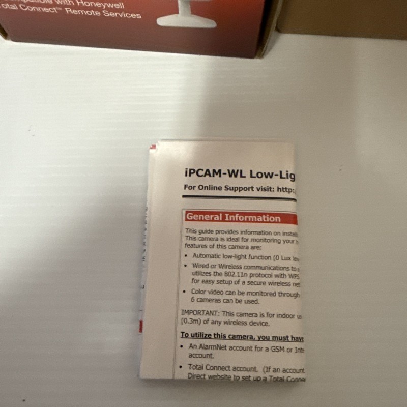 Honeywell iPCAM-WL Indoor Low-Light IP Camera gallery