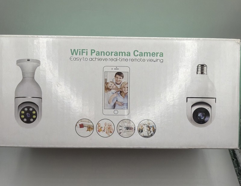 WiFi Panorama Camera, 360° View w Box, Screw, Instructions