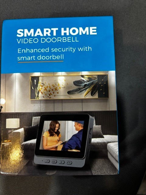 Smart Home Wireless Video Doorbell Security Camera System LCD Monitor Black New gallery
