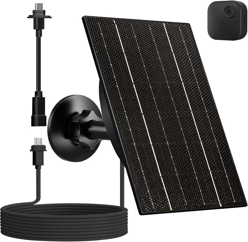 Solar Panel Blink Outdoor 4/3/XT2/XT Camera 4W High-Efficiency Charger 10Ft IP66 gallery