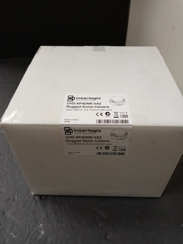 Interlogix UVD-XP4DNR-VA2 High-Resolution Vandal-Resistant Dome Camera XP4