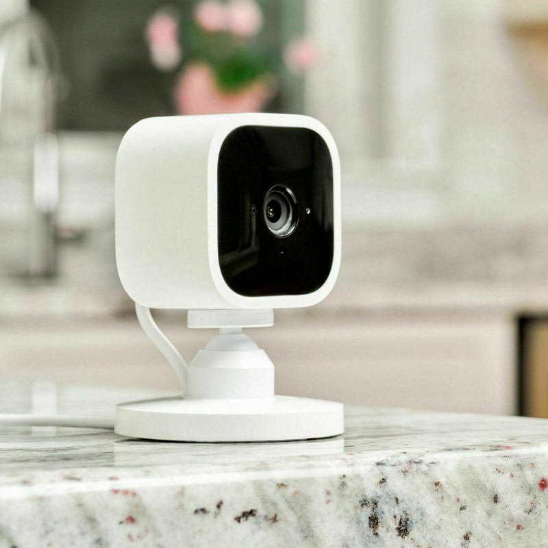 Blink Mini Indoor 1080p Wi-Fi Security Camera 2-Pack White Two Way Audio HD gallery