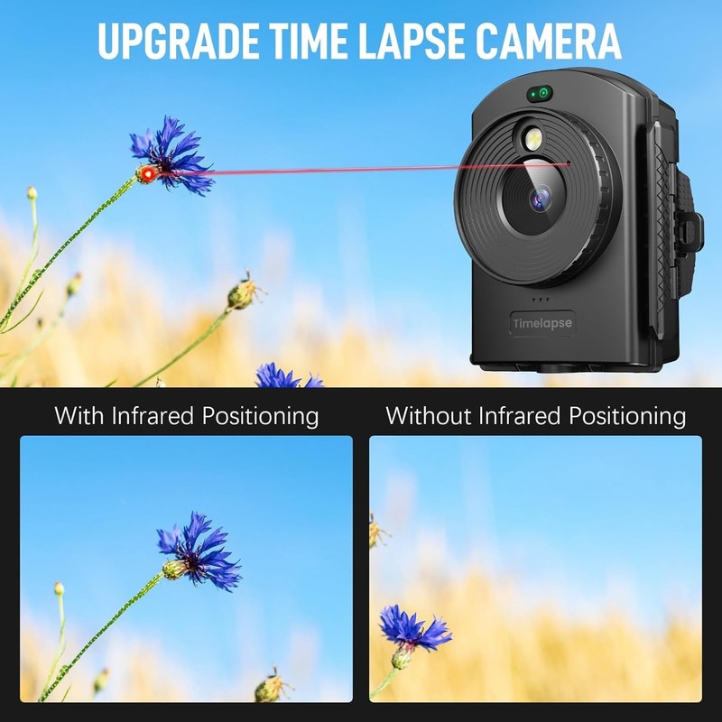 Time Lapse Camera - Infrared Positioning & LED 1080P AVI Video 180 Days Shooting gallery