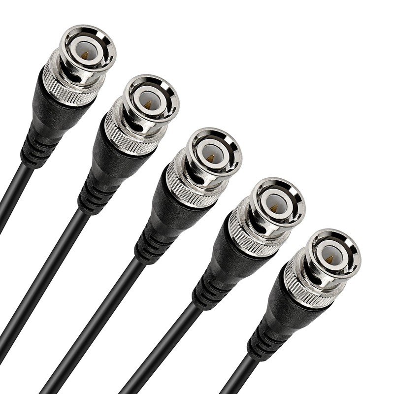 MEIRIYFA BNC Pigtail Cable Bare Wire, Male Coaxial Male, Black gallery