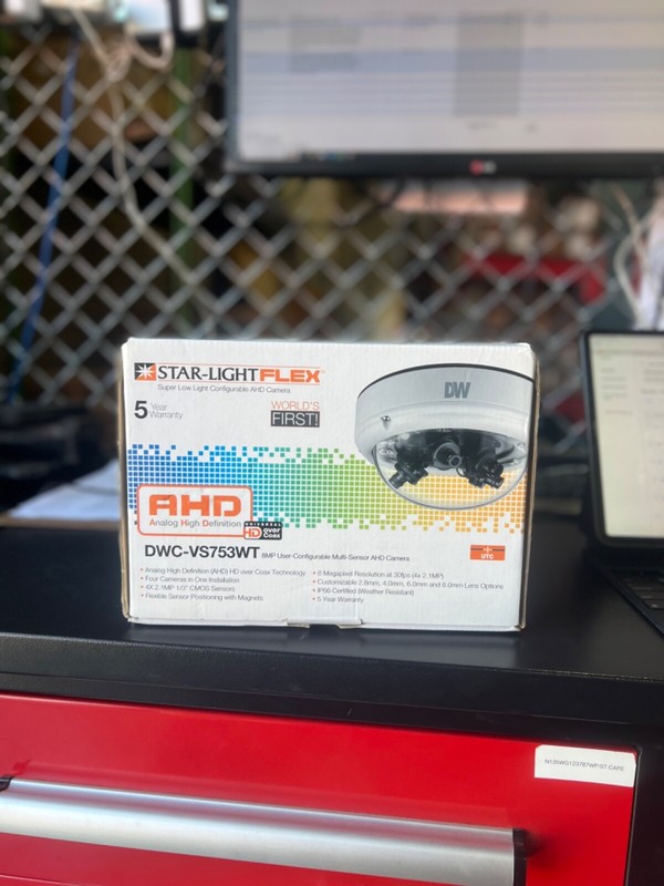 Digital Watchdog DWC-VS753WT4444 1080P AHD Camera with Four 4.0mm Fixed Lenses
