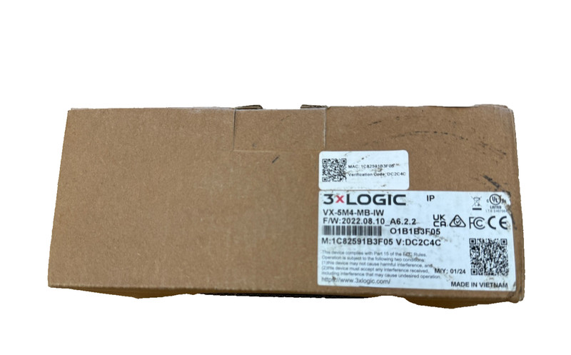 3xLogic VX-5M4-MB-IW 5MP Outdoor Mini Bullet IP Camera