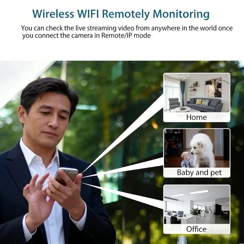 1080P Mini Camera CCTV WiFi HD IP Night Vision Camcorder Home Security Cam US gallery
