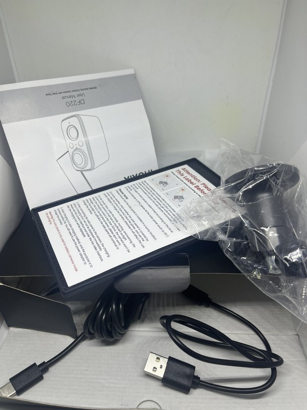 IHOXIX Camera Model DF220 Solar Security camera Black. Open Box gallery