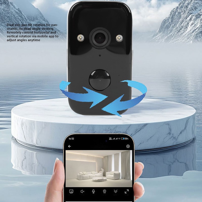 2K Pan Tilt Security Camera 1080P HD WiFi Wireless AI Motion Detection Home DGNJ gallery