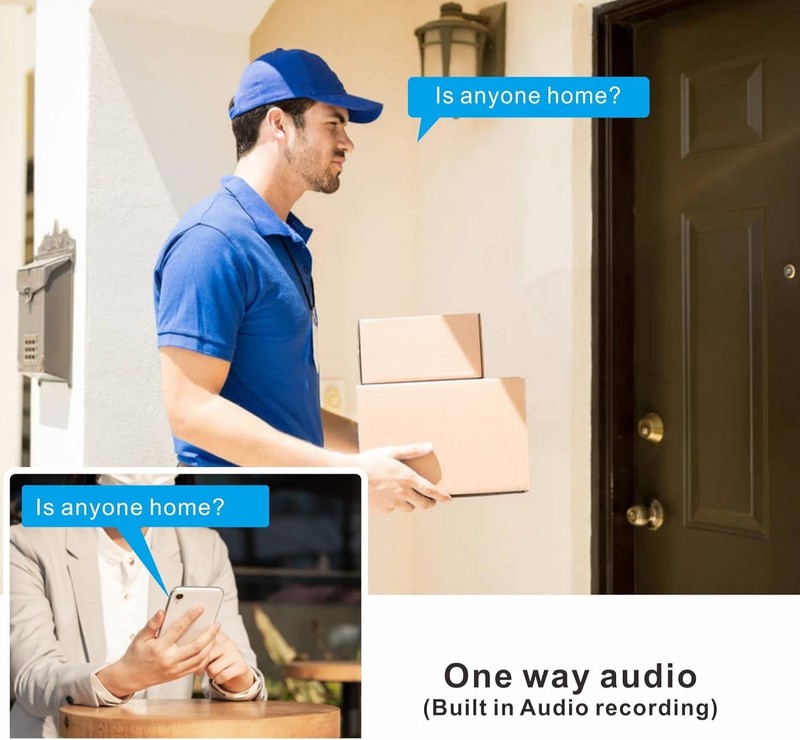 Inwerang 4K 8MP IP Security PT IR Dome Camera Built-in Mic Model IW0IP2082RWMS gallery