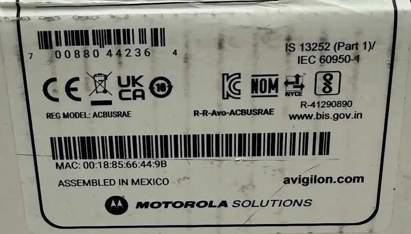 AVIGILON 4.0C-H6A-B01-IR 320-1711A H6A OUTDOOR IR BULLET SECURITY CAMERA gallery