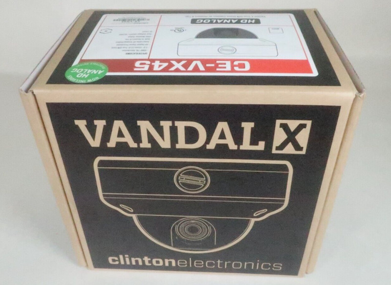 NEW - Vandal X Clinton Electronics CE VX45 IR Dome Camera gallery