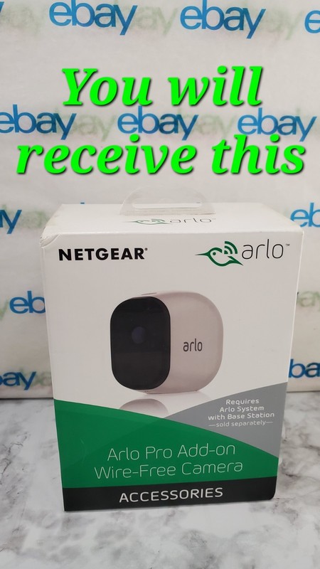 ✅️⭐️ NETGEAR Arlo Pro VMC4030 Add-on Wire-Free Camera HD Night Vision Waterproof gallery