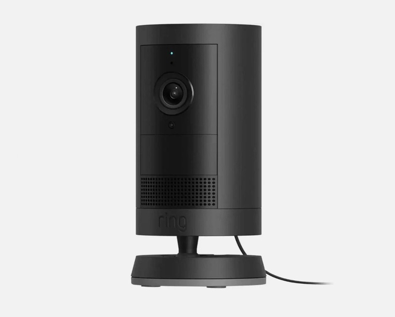 Ring Outdoor Cam Plus Plug-In Security Camera 2K Video Color Night Vision – New gallery