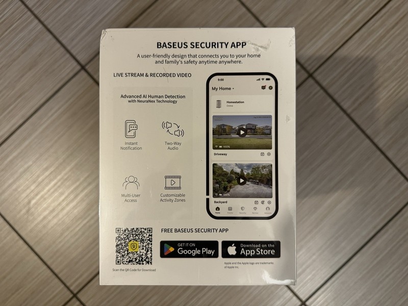 New/Sealed Baseus Security S1 Pro Outdoor Dual Camera 3K 2-Cam Kit gallery