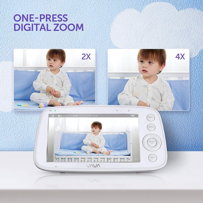 VAVA Baby Monitor 720p 5" HD Display Video Baby Monitor w/ Camera Audio VA-IH006 gallery