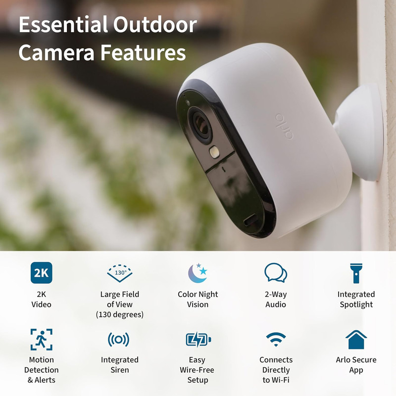 2 Cameras Wireless Outdoor Indoor 2Nd Gen 2K Color Night Vision gallery